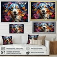thumbnail image 4 of Designart "Alluring Australian Shepherd II" Animals Dog Floater Framed Wall Art Prints, 4 of 5