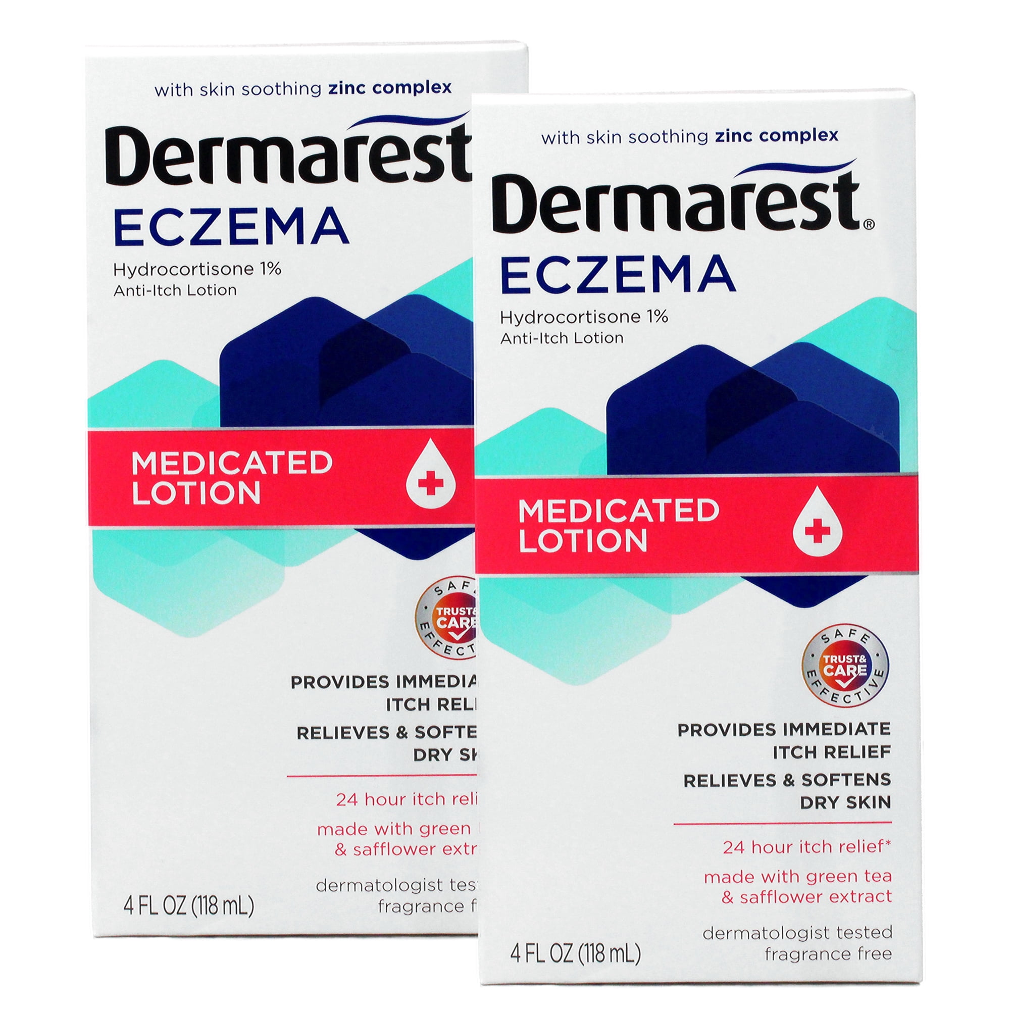 Dermarest Eczema Medicated Lotion 4 Oz (2 Pack)