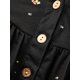 thumbnail image 4 of Sunloudy - Camiseta larga con cuello henley para mujer, camisetas de manga corta con estampado de flores, rayas, llamas y oro Sunloudy  S M L XL XXL, 4 of 8