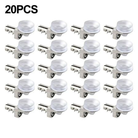 

20x Zinc Alloy Glass Shelf Suction Cup Fixing Support Clip Bracket Clamp Holder