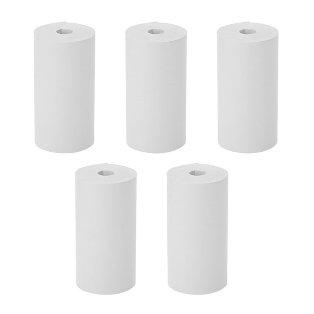 Etiqueta adhesiva de impresión no pegajosa de papel fotográfico de 5 rollos para impresora