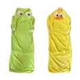 thumbnail image 1 of 2 fundas para sillas de bebé, protectores de muebles plegables, diseño de dibujos animados rana y pato, 1 of 9