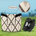 thumbnail image 6 of Haosy Moon Light Block Golf Mallet Putter Cover Strong Magnetic Leather Golf Club Headcover Closure, 6 of 7