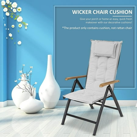 Garden Lounge Chair Cushions High Back Patio Chair Cushion Patio