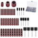thumbnail image 1 of Kit de manguitos de lijado, compuesto por 120 cintas de lijado y 12 rodillos de lijado, adecuado para el pulido de precisión de tallas de madera, metal, modelos, tallas de núcleos, etc., 1 of 7