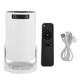 thumbnail image 1 of Petit projecteur blanc sans fil Fidelity 270° LED 1080P, projecteur portable pour téléphone Android, clé USB, TV, ordinateur portable, 1 of 4