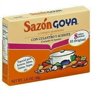 Goya Sazon Seasoning Coriander & Annatto, 8 Packets 1.41 oz
