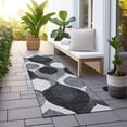 thumbnail image 6 of Addison Rugs Chantille Indoor/Outdoor Transitional Mid-century Modern Black Washable Runner Rug, 2'3" x 7'6", 6 of 6