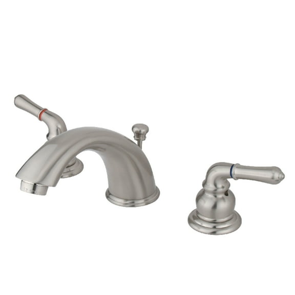 Kingston Brass KB968B Widespread Bathroom Faucet, Brushed Nickel