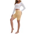 thumbnail image 2 of INSPIRE CHIC Women's Lace Trim Medium Length Control Panties Elastic Lightweight Soft Solid Slimming Shorts M Beige, 2 of 5