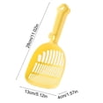 thumbnail image 3 of El tamiz para arena de gatos con un lindo mango facilita la limpieza y elimina los desechos de gatos y gatitos de interiores de manera eficiente, manteniendo la higiene. Pala de plástico para arena de, 3 of 6