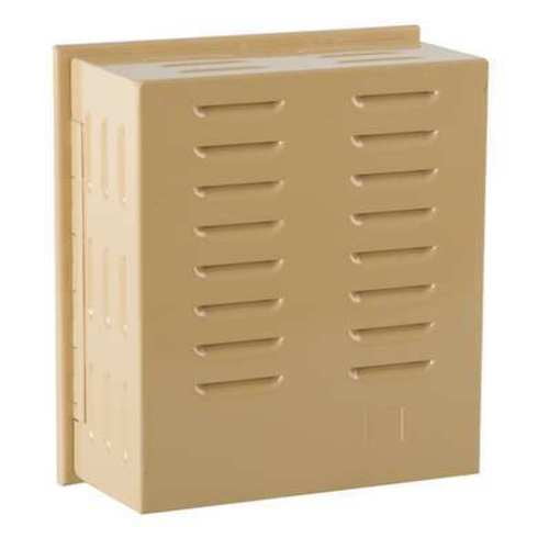 Universal Thermostat Guard, Tan, Metal