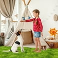 thumbnail image 5 of Kentaly Shaggy Area Rugs for Living Room, 6x9ft Fluffy Area Rug for Bedroom, Indoor Floor Rug for Kids Girls Boys Home Decor Aesthetic, Upgrade Anti-Skid Durable Carpet(Green), 5 of 8