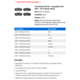 thumbnail image 2 of Front Brake Pad Set - Compatible with 2007 - 2012 Nissan Sentra 2008 2009 2010 2011, 2 of 2