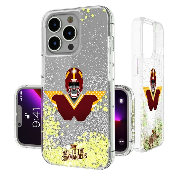 Keyscaper Washington Commanders iPhone Glitter Case