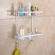 thumbnail image 5 of Estante de almacenamiento para ducha Stiy con jabonera y gancho para baño, inodoro y cocina, 5 of 5