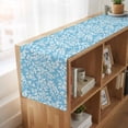 thumbnail image 6 of Table Runners 60 Inches Long Dress Scarves, Blue Spring Floral Farmhouse Kitchen Table Runner, Small Coffee Tablerunners, Farmhouse Flowers Elegant Pastoral 13x60 Inch, 6 of 9