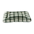 thumbnail image 2 of Cama Cálida y Gruesa para Perros y Gatos En Invierno | Nido de Pana para Mascotas (Tamaño Mediano/Pequeño) | Cojín Lavable, Antideslizante y Antimanchas | Doble Cara a Cuadros Verdes y Grises | Colch, 2 of 6
