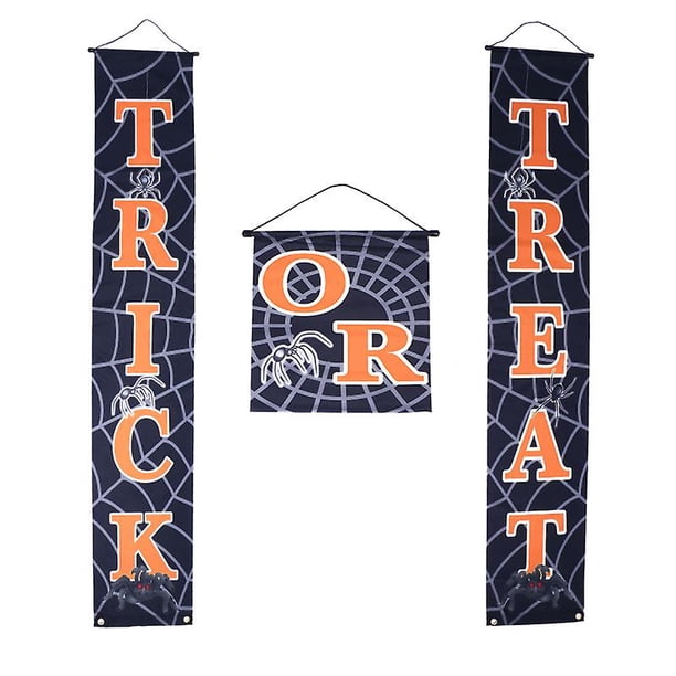 1 par de cortina de puerta de Halloween para regalos de Halloween