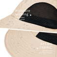 thumbnail image 4 of Sun Hats for Women UV Protection, Large Brim Sun Hats for Women with Neck Flap, UPF 50+ UV Protective Hiking Fishing Hats, Wide Brim Sun Cap for Women & Men, Dark Grey, 4 of 7