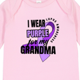 thumbnail image 4 of Inktastic I Wear Purple for My Grandma Lupus Awareness Boys or Girls Long Sleeve Baby Bodysuit, 4 of 5