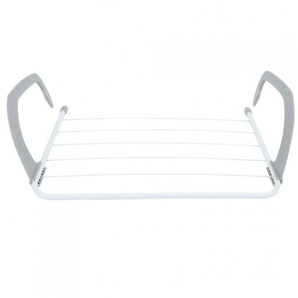 Tendedero para ropa, balcón, retráctil, plegable, percha para ropa, tendedero plegable, durabilidad probada en el tiempo