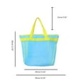 thumbnail image 3 of Mesh Beach Bag Travel Toiletry Bag Beach Toy Bag Large Capacity Sand Toy Bag, 3 of 13