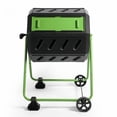 thumbnail image 3 of FCMP Outdoor HOTFROG 37 Gallon Dual Chamber Tumbling Composter Bin (2 Pack), 3 of 9