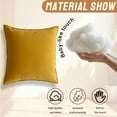 thumbnail image 7 of AUQ 2Pcs Decorative Pillow Covers No Skin Irritation 16X16 Pillow Covers Long-Lasting Use Cushion Covers Style3, 7 of 7