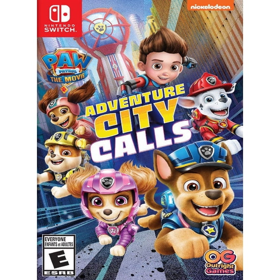 Restored Paw Patrol The Movie: Adventure City Calls (Nintendo Switch, 2021) Kids Game (Refurbished)