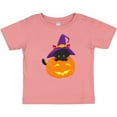 thumbnail image 3 of Inktastic Halloween Cat, Black Cat, Witch Hat, Pumpkin Boys or Girls Baby T-Shirt, 3 of 5