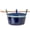 Blue, variant on Stoneware Casserole Dish with Wooden Spoon