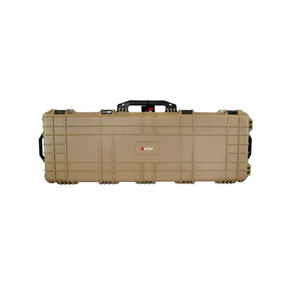 Eylar Standard 44in Waterproof Roller Hard Rifle Case w/Foam, Tan, SA00008-TAN