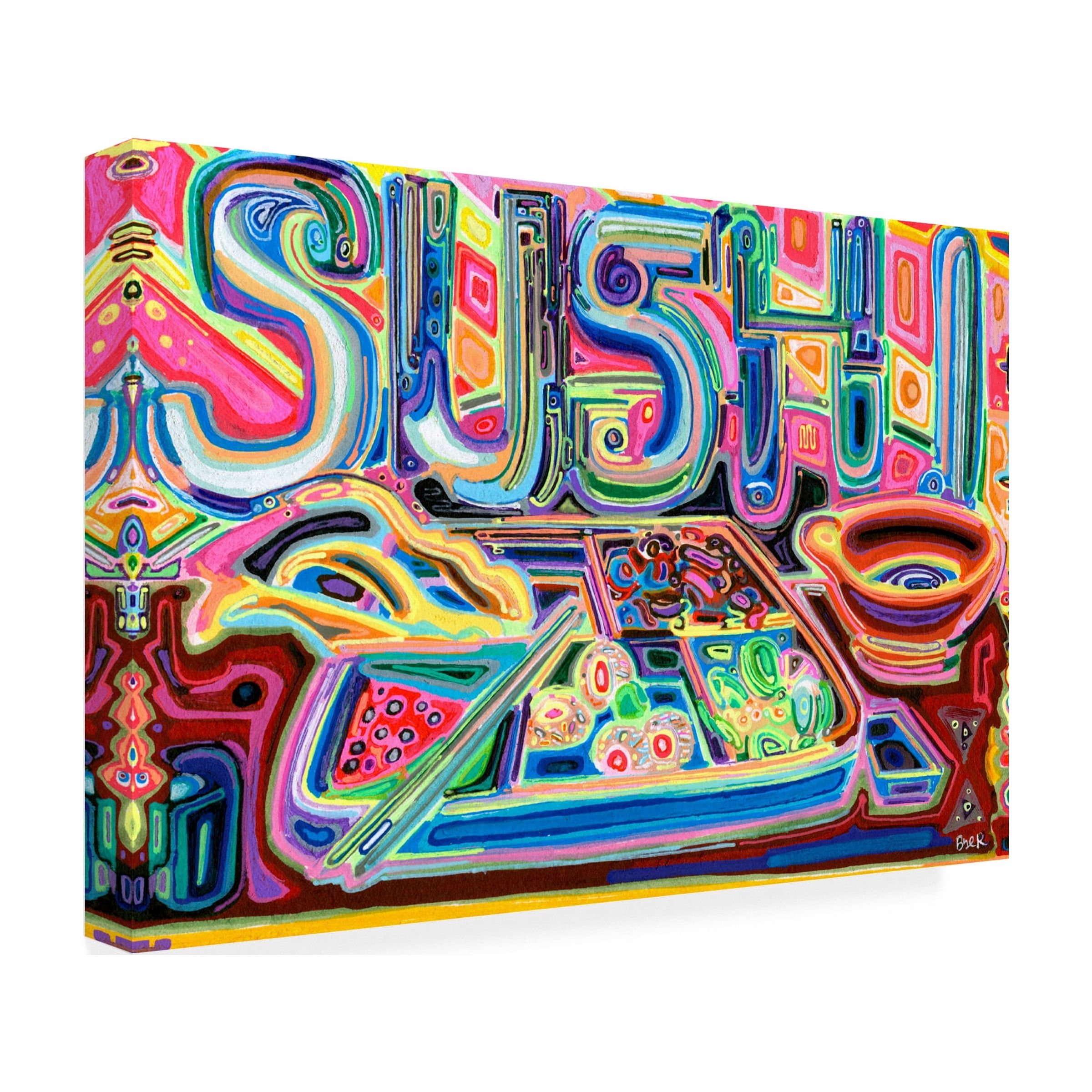 Trademark Fine Art 'Sushi' Canvas Art by Josh Byer