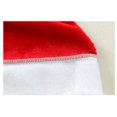 thumbnail image 6 of Qwertyu Christmas Hat,Red and White Fur Plush Velvet Santa Hat for Adults Men Women Christmas New Year Festive Party Red, 6 of 8