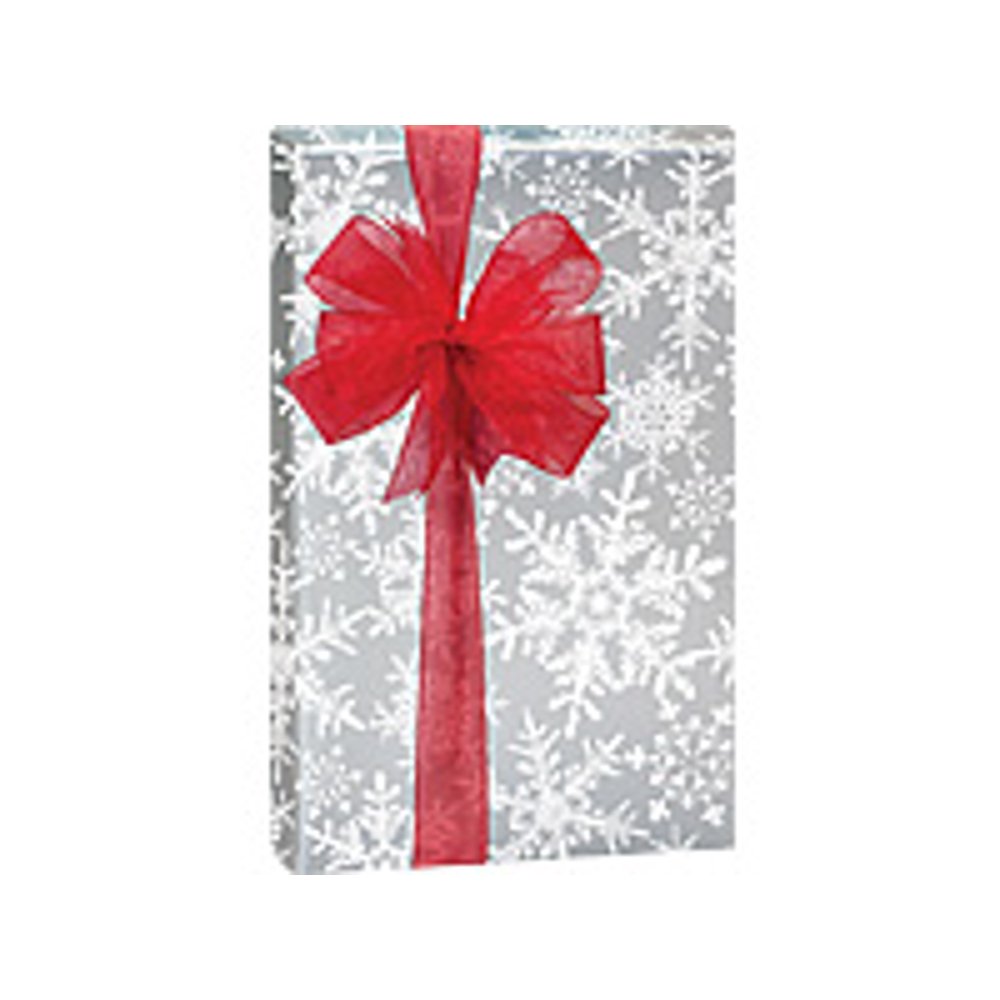 White And Silver Christmas Wrapping Paper 
