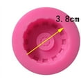 thumbnail image 6 of 3D Tires Wheel Silicone Mold DIY Sugar Chocolate Fondant Cake Cupcake Baking Mould, 6 of 8