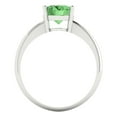 thumbnail image 4 of Solitaire Engagement Ring for Women - 2ct Simulated Green Diamond in 18K White Gold Promise Ring, 4 of 6