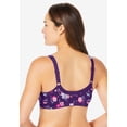 thumbnail image 2 of Comfort Choice Women's Plus Size Front-Close Satin Wireless Bra, 2 of 5
