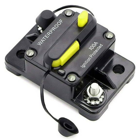 Waterproof Car Circuit Breaker Fuse Reset 30-300 Amp 12V-48V DC Car Boat Auto 100A
