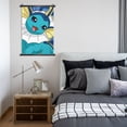 thumbnail image 6 of Vaporeon Poster Hanger Plastic Shaft Hanging Poster Wall Art Prints Canvas Decoration Artwork Gifts For Home Living Room Bedroom 16"X24", 6 of 7