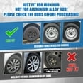 (4 Pack)15 inch Universal Wheel Rim Cover Hubcaps Snap on Car Truck Fit R15 Tire-Silver