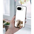thumbnail image 5 of WIRESTER Shockproof Soft Rubber Cover Case for Google Pixel 10a 6.3" 2026, Brown Gray Squirrel, 5 of 5