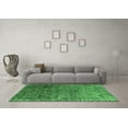 thumbnail image 3 of Ahgly Company Indoor Rectangle Oriental Emerald Green Industrial Area Rugs, 7' x 9', 3 of 4