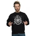 thumbnail image 2 of Harry Potter Mens Hogwarts Badge Wands Sweatshirt, 2 of 5
