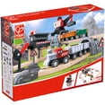thumbnail image 2 of Hape: Mining Loader Set - 12pc Train Yard Playset, Wooden Toy, Magnetic Linking Capability, Cargo Crane, Railroad Tracks, Accessories, Kids Ages 3+, 2 of 8