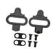 thumbnail image 2 of Juego de 2 calas para pedales Click, calas para bicicleta, placas para zapatillas de bicicleta compatibles con SPD Negro, 2 of 9