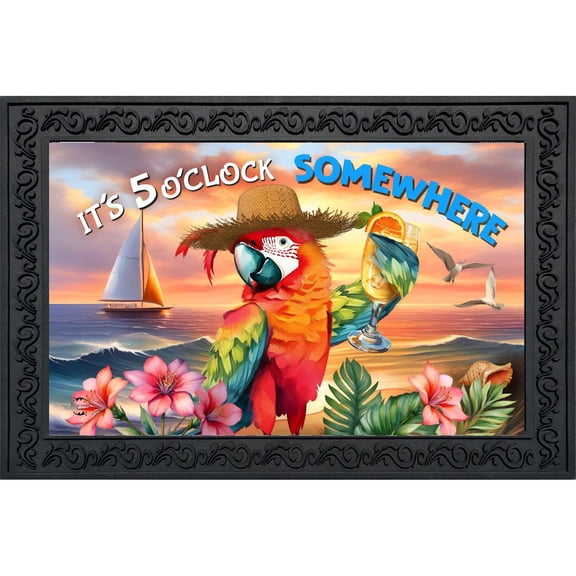 Briarwood Lane Sunset Parrot Doormat