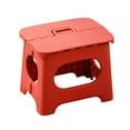 thumbnail image 1 of koolsoo Marchepied Pliable Marchepied Multifonctionnel Marchepied Pliable pour Cour Randonnée Pique-Nique Rouge, 1 of 9