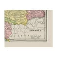 thumbnail image 2 of Historic Map - Austria - Cram 1892 - Vintage Wall Art, 2 of 4